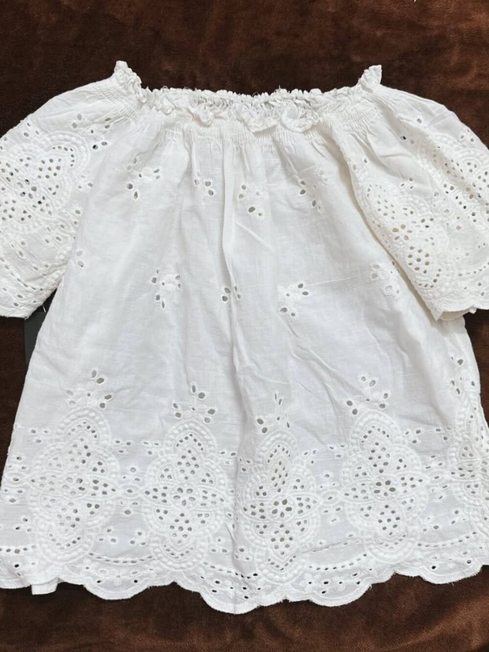 White Off Shoulder Top